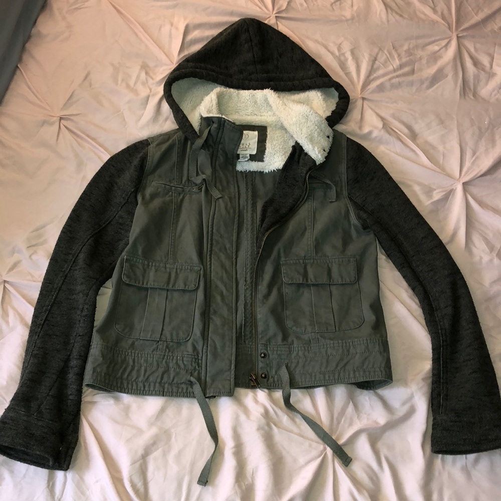Army green jacket